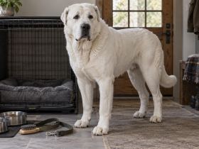 Large dog supplies ready at home